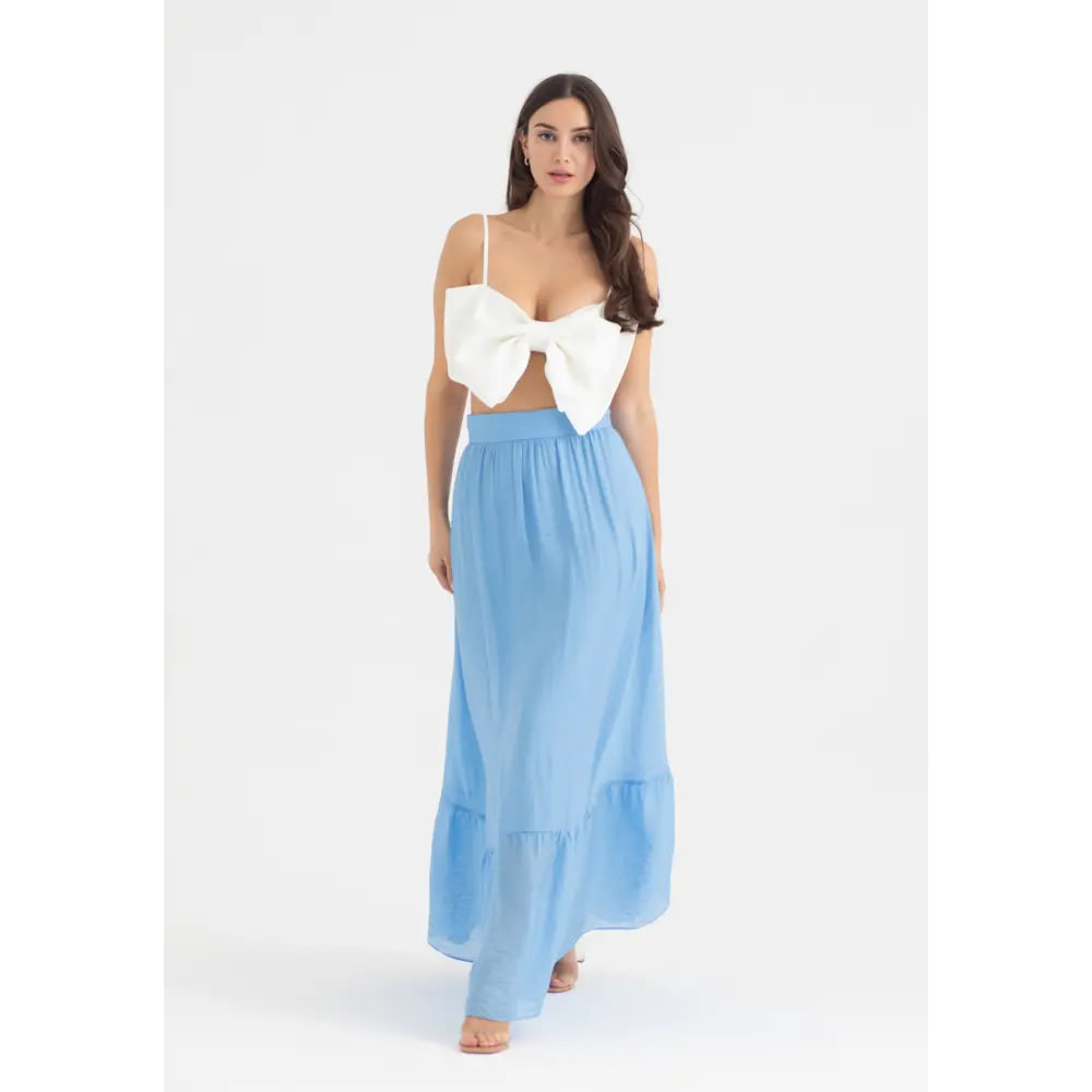 Flared skirt ( Light Blue)