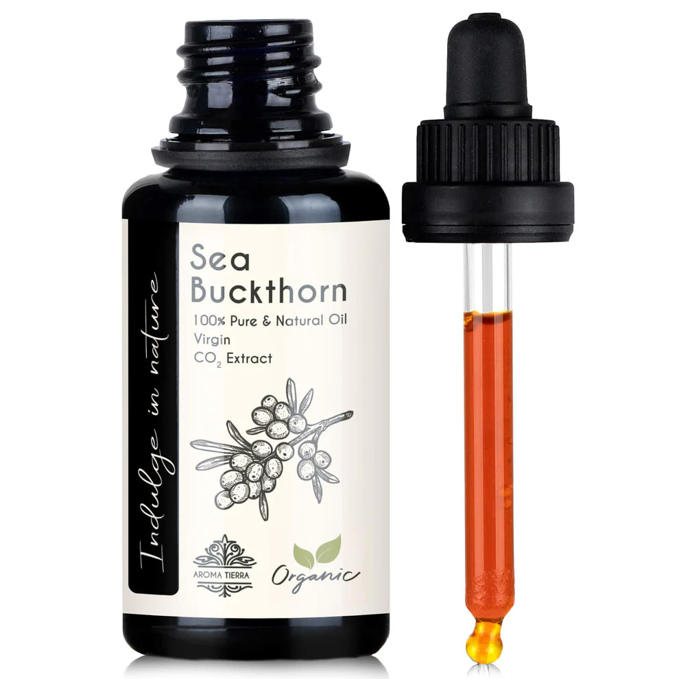 Organic Sea Buckthorn Berry Oil — 100% Pure, CO2 Extracted, Unrefined