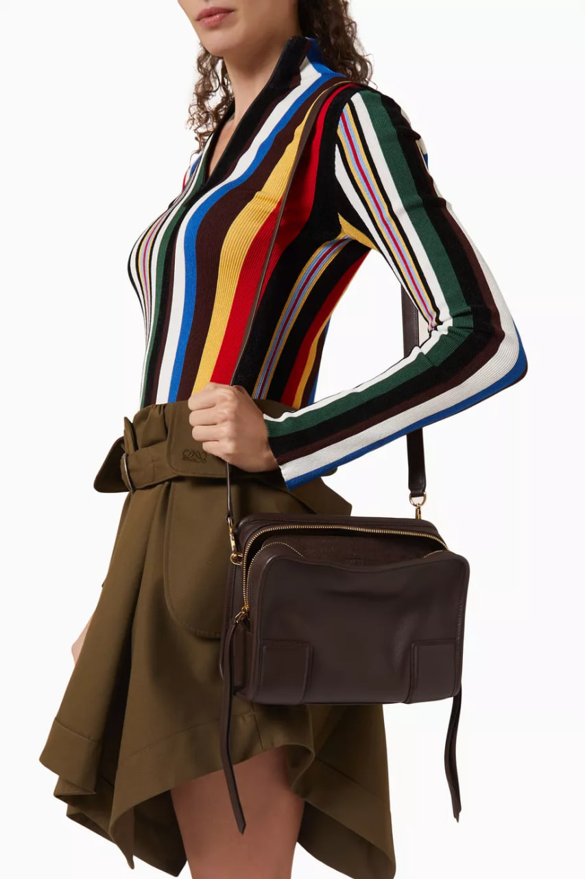 Small Amazona 180 Shoulder Bag in Leather