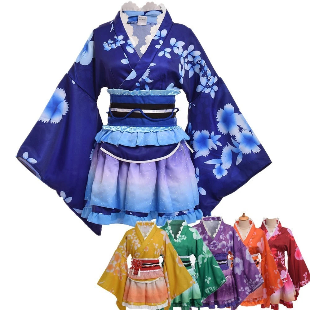 Women Kimono Dress Florals