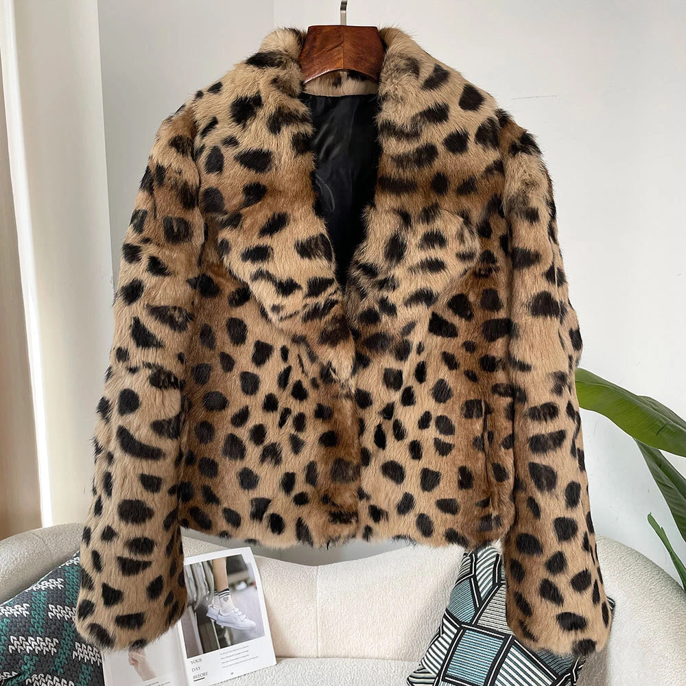 Rabbit Fur Short Coat