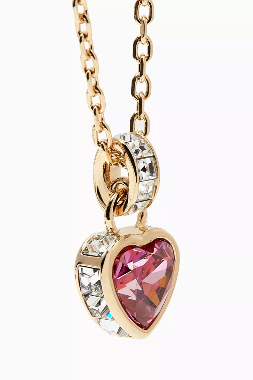 Stilla Heart Pendant Necklace in Gold-plated Metal