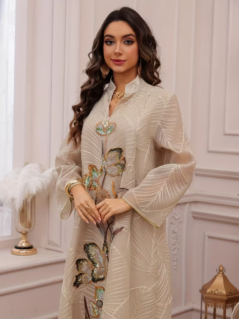 Women'S Traditional Middle Eastern Abaya Dress
