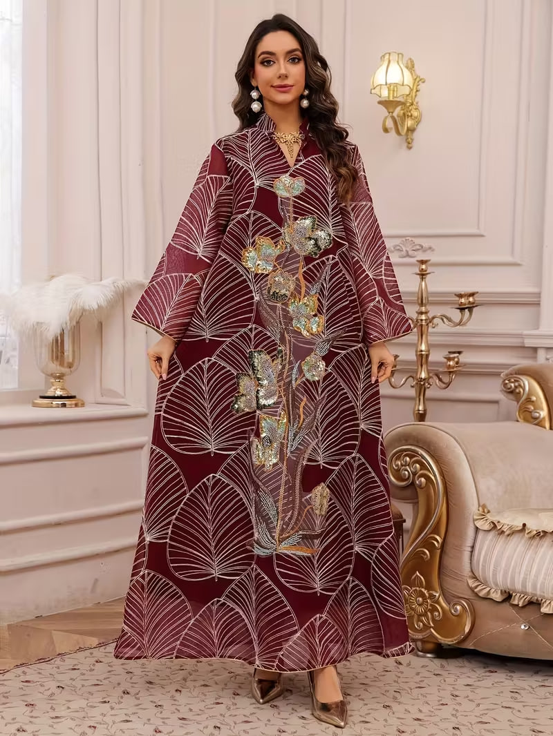 Women'S Traditional Middle Eastern Abaya Dress