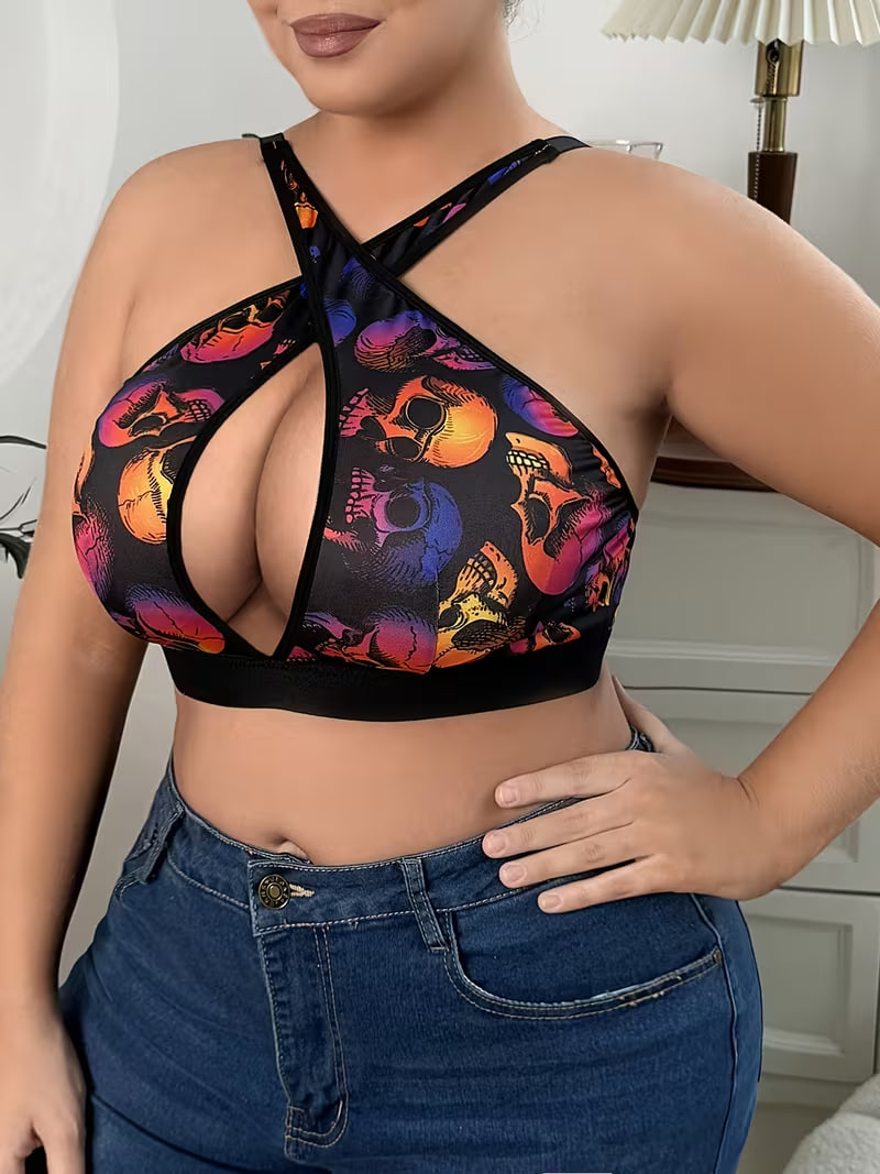 Plus Size Wireless Bra for Halloween