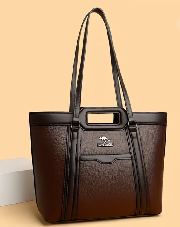 Large Capacity Women'S Handbag, High-Quality PU Tote Bag, Underarm Bag, Casual Shopping Shoulder Bag