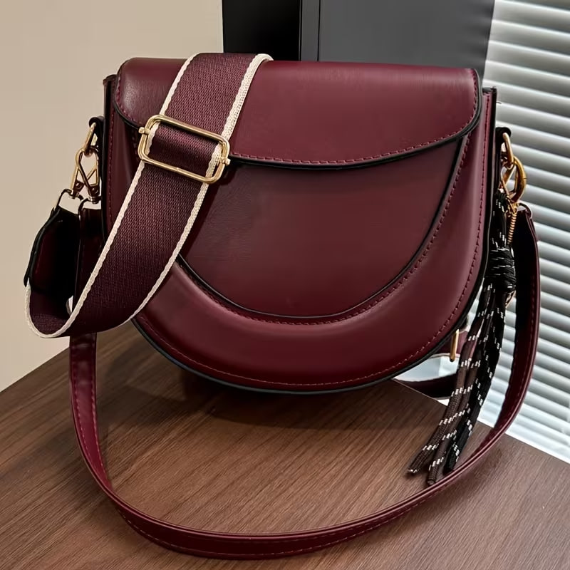 Fashion Women'S Bag New Underarm Saddle Bag Women'S Bag Trendy And Practical Single Shoulder Bag All-Match Texture Crossbody Bag Crescent Bag