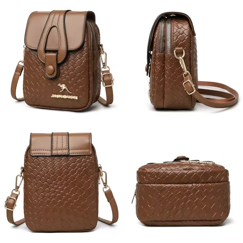 Fashionable Color-Blocked Women'S Shoulder Bag 