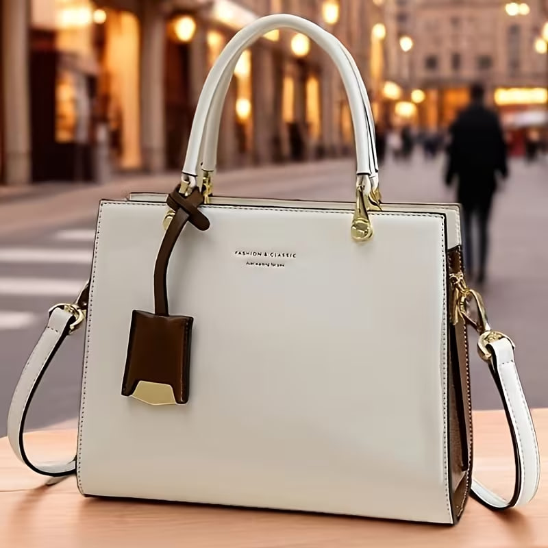 Lorna Vesta Women's Top-Grain Genuine Leather Tote Bag