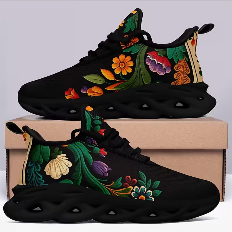 Lightweight Low-Top Lace-Up Sneakers for Women
