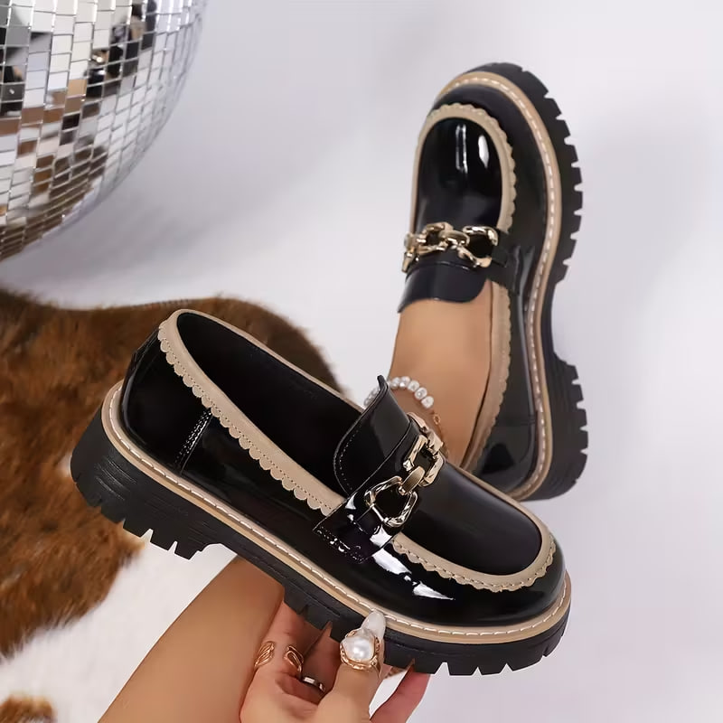 Thick-Soled Design Retro Fashion Lace Sweet Cool Unique Women'S Lace-Up Shoes Wei, Women Shoes