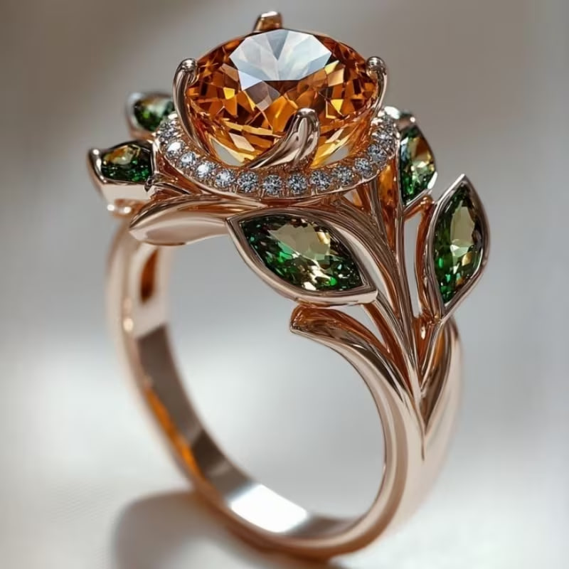 A Fashionable and Elegant Fairy-style Engagement Ring 