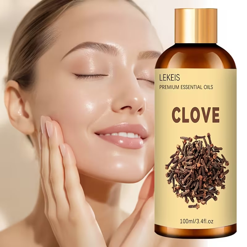 Clove Essential Oil, Alcohol-free, Hypoallergenic Moisturizing Oil Suitable for All Skin Types.