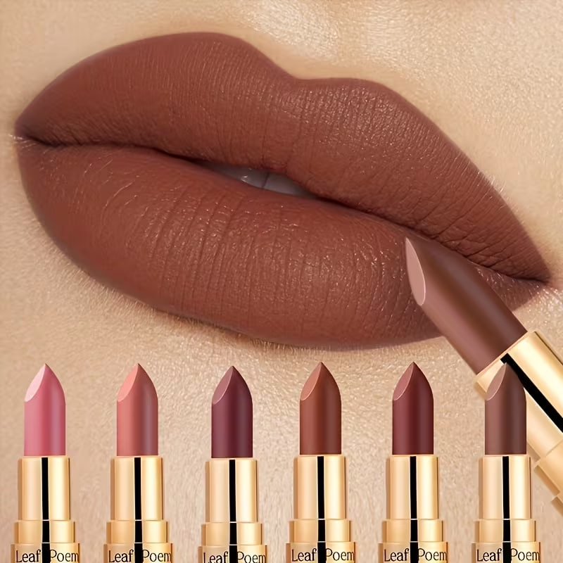 6pcs Velvet Matte Lipstick Set