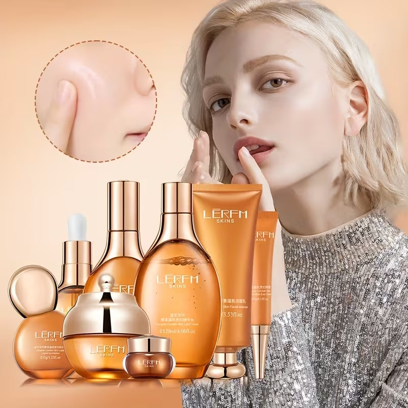 8pcs Set Hexapeptide Enzyme Facial Skincare Kit