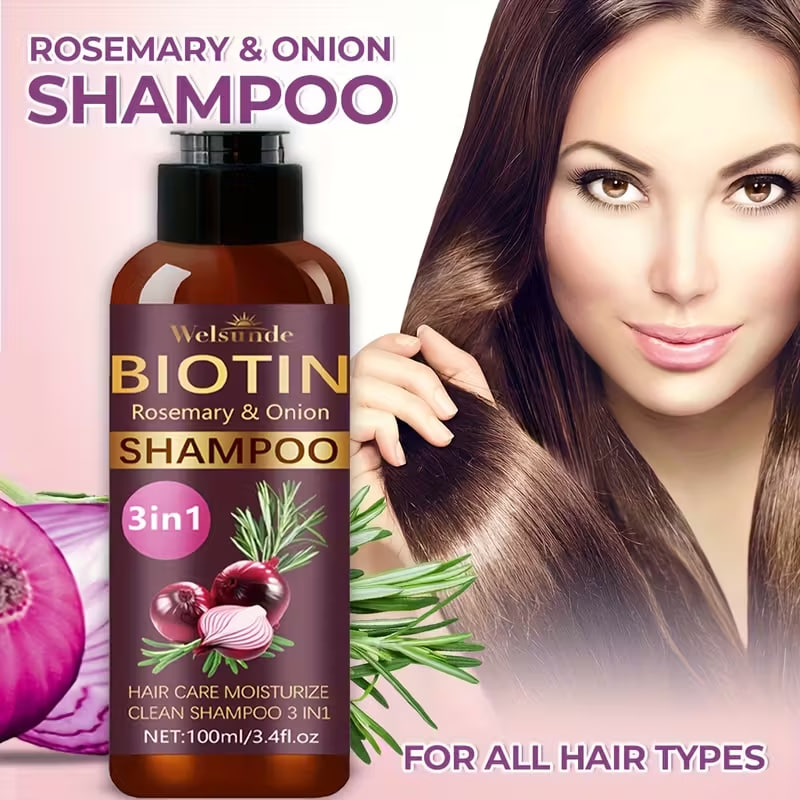 Biotin Rosemary & onion 3-in-1 Shampoo