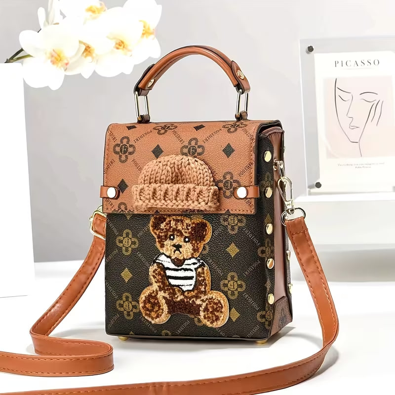 Premium Print Practical Classic Women's New Trendy Exquisite Mini Phone Bag Small Purse Ladies