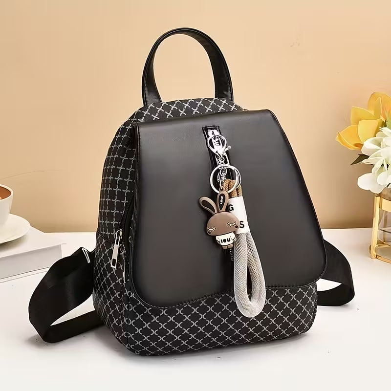 Stylish Women's High Quality Synthetic Leather Backpack