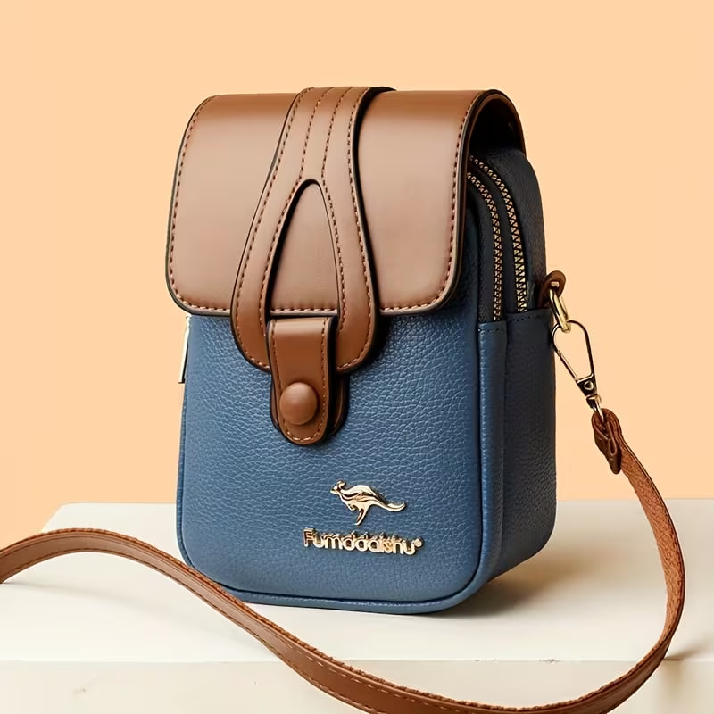 Fashionable Women'S Color-Blocked Crossbody Bag