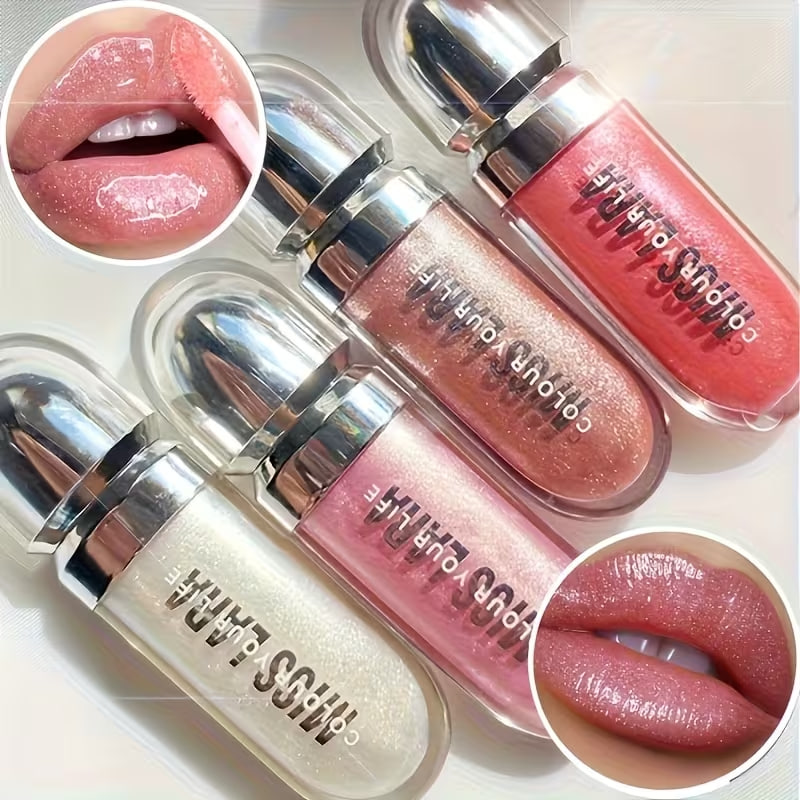 6 Pack Glow Bling Lip Oil Gloss
