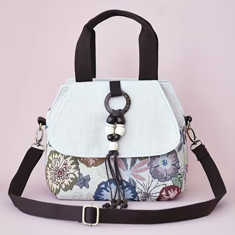 YIZHIXIU Bohemian Floral Crossbody Bag for Women 