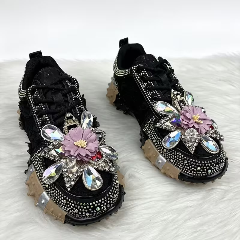 Moe Women'S Full Diamond Athletic Shoes