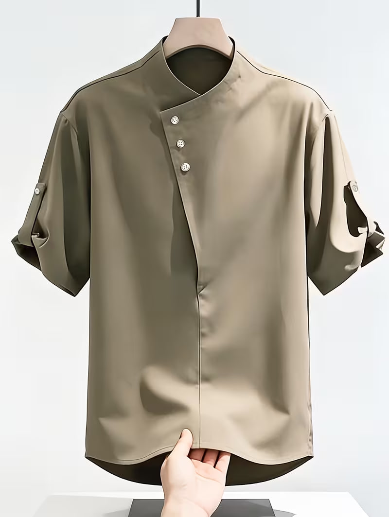 Button-Up Shirt with a Premium, Swaggering Style for Men