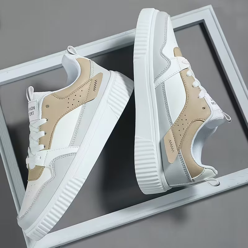 Men's High-Top Basketball Shoes - Heavy-Duty & Stable, Unisex Lace-Up Training Sneakers with Arch Texture and Sole