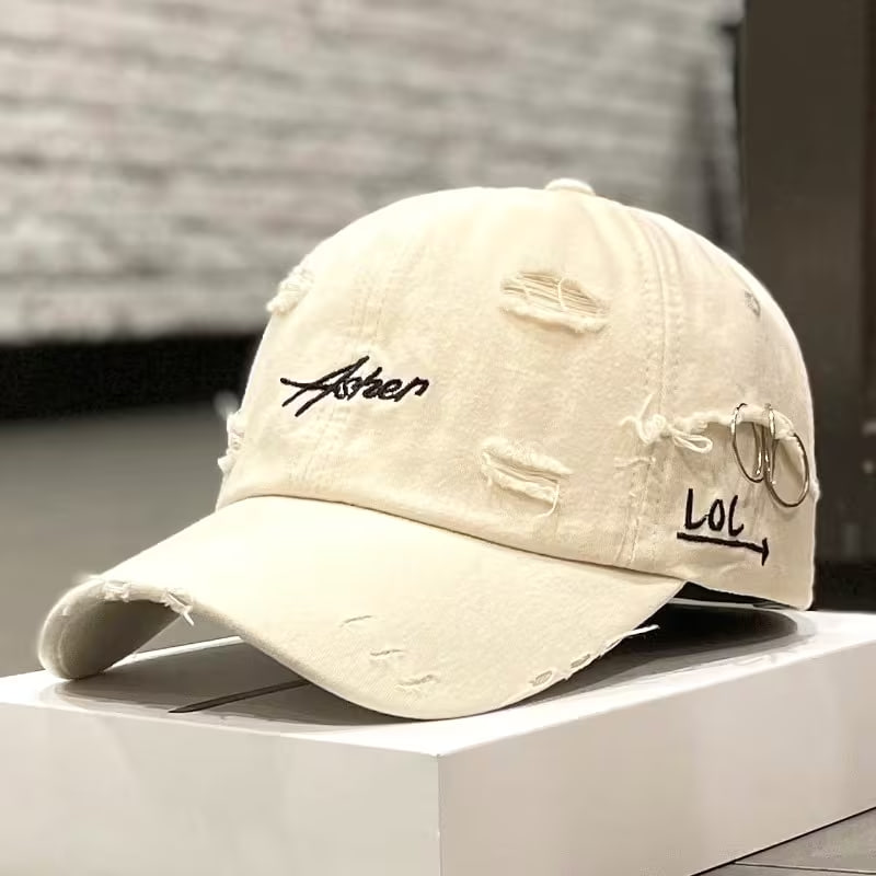 1pc of Retro Torn Baseball Cap