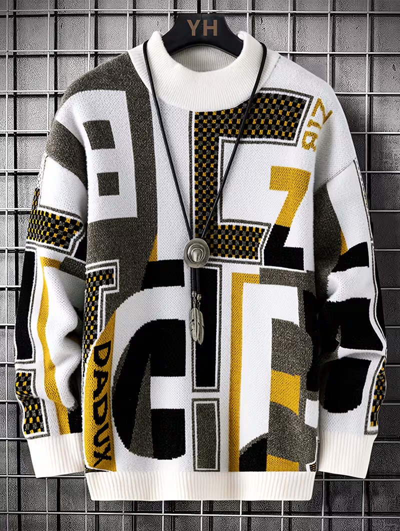Autumn Winter New Men'S Round Neck