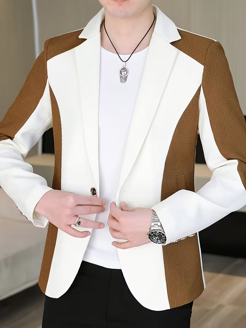 Men'S Suit Jacket for Spring And Autumn Seasons
