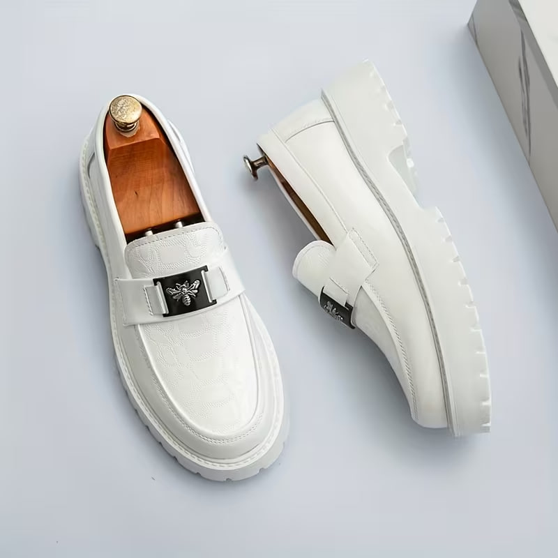 Men'S Versatile Business Casual Shoes Korean Style Slip-On Easy Fashion Loafers