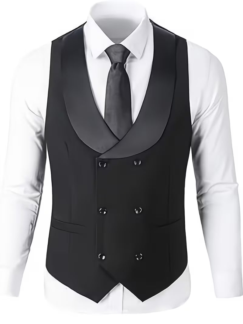 Men's 3pcs Suit Set, Jacket + Vest+ Trousers - Stylish and High-Quality