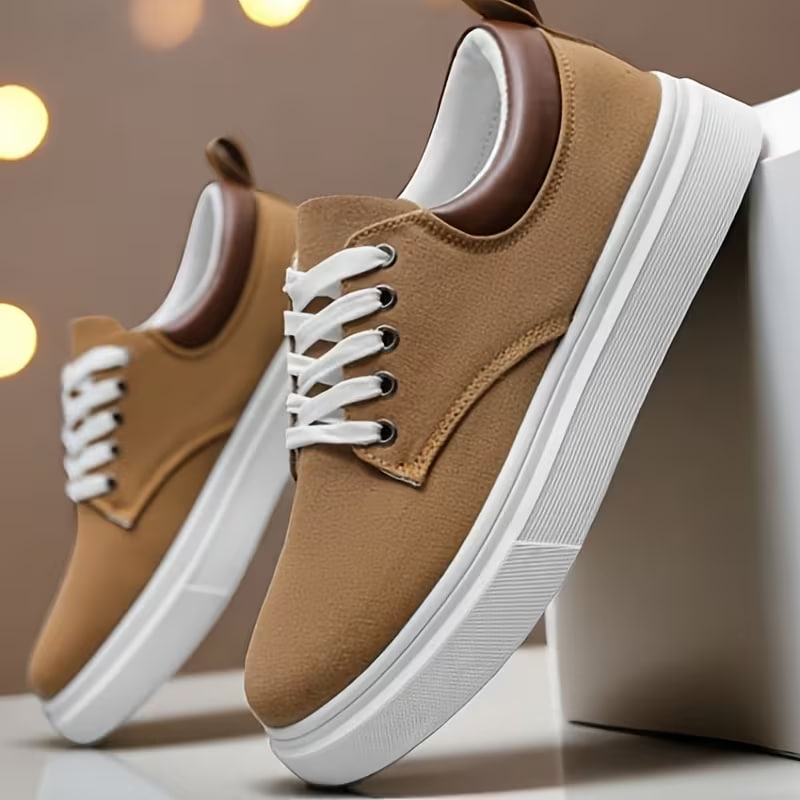 New Large Size Men'S Shoes with Thick Soles