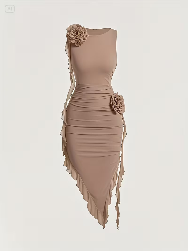 Plus Size - Plus Size - Plus Size Women'S Clothing Three-Dimensional Flower 