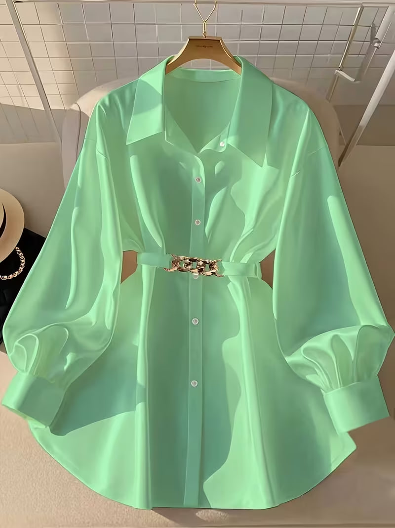 Elegant Ladies Plus Size Shirt for Spring Summer Fall Winter Outdoor Wear