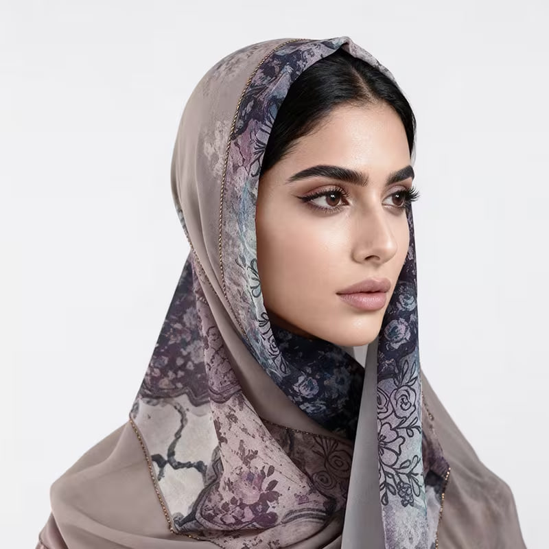 Exquisite And Soft Chiffon Headscarf